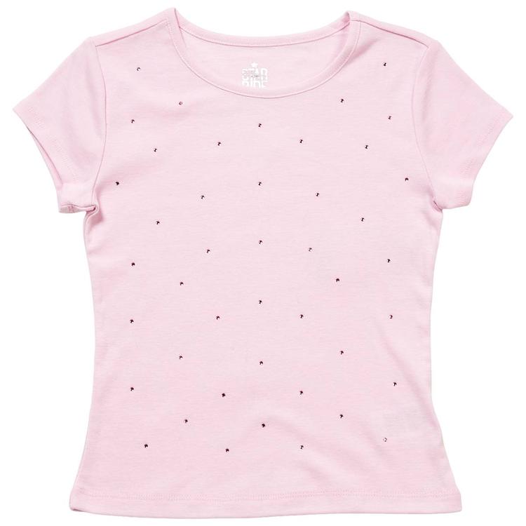 Girls (7-16) Star Ride® Short Sleeve Rhinestone Tee