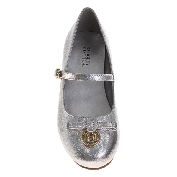 Little Girls Badgley Mischka® Mary Jane Glittler Dress Pumps