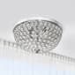 Lalia Home 2pk. Crystal Glam 2 Light Ceiling Flush Mount - image 3