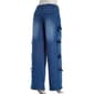 Juniors Madden Girl Ultra 90''s Wide Leg Jeans w/ 3D Bows - image 3
