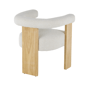 9th & Pike® Contemporary Cream Polyester Accent Chair - image 7