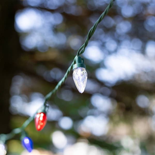 Northlight Seasonal 16ft. Patriotic LED C7 Light Set - Green Wire