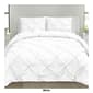 Sweet Home Collection 3pc. Pinch Pleat Pintuck Duvet Cover Set - image 8