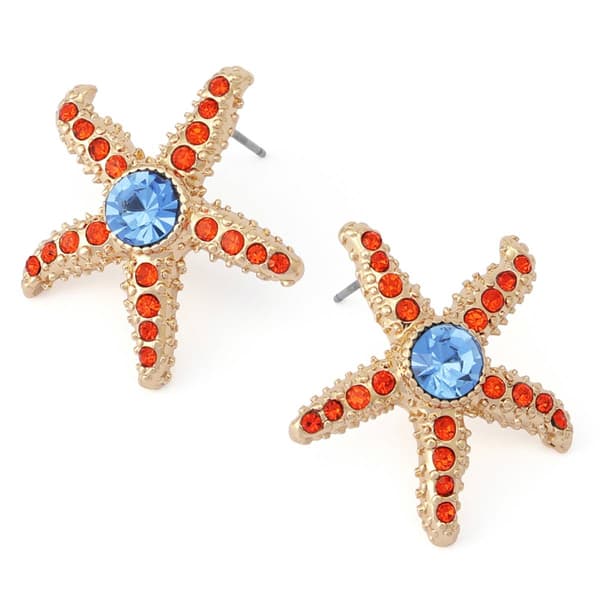 Betsey Johnson Starfish Stud Earrings