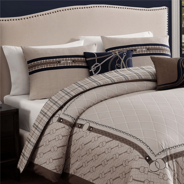 Bebejan® Equestrian Dreams Cotton 5pc. Reversible Comforter Set