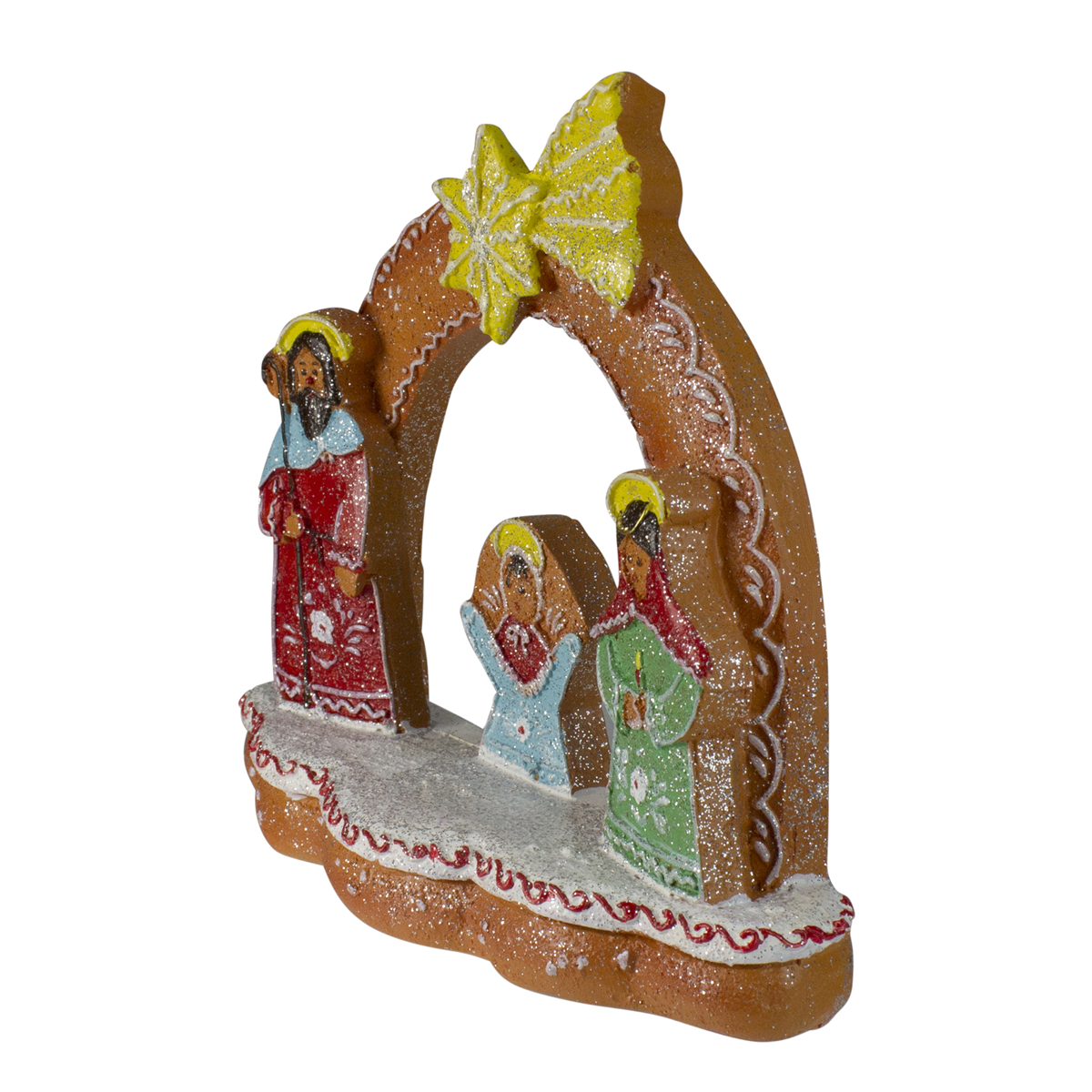 Northlight Gingerbread Holy Family Christmas Nativity Decoration