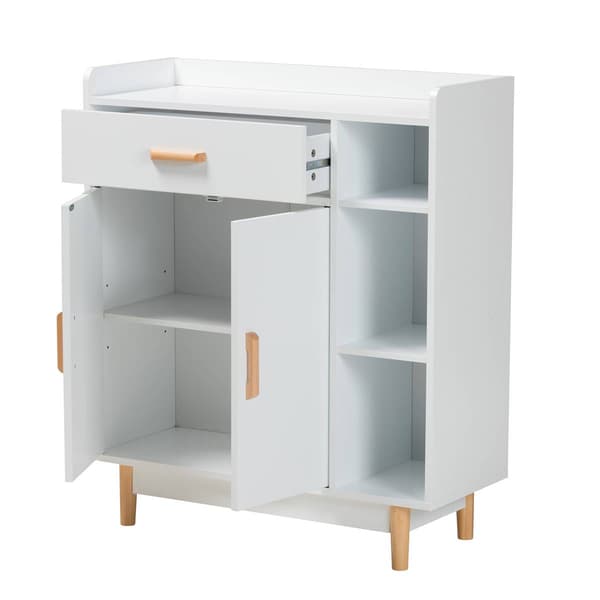 Baxton Studio Russell Two-Tone Wood 2-Door Sideboard