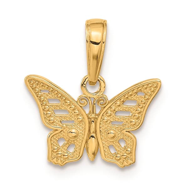 Gold Classics&#8482; 14kt. Cut-Out Butterfly Pendant