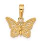Gold Classics&#8482; 14kt. Cut-Out Butterfly Pendant - image 3