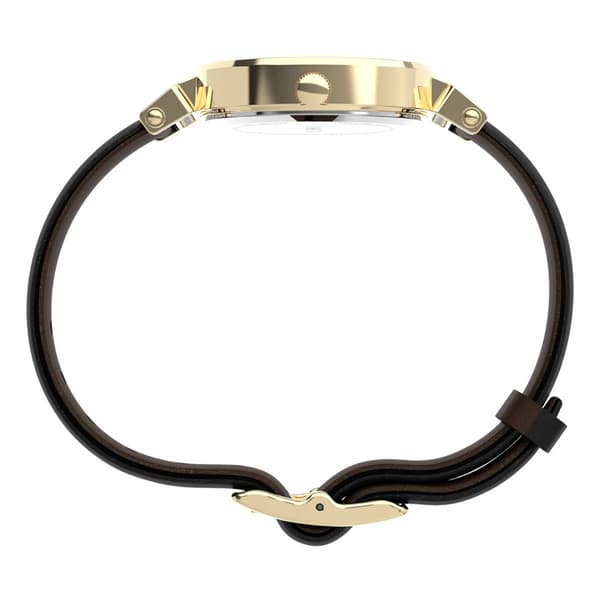 Womens Timex&#174; Gold-Tone Black to Brown Strap Watch - TW2W96400JT