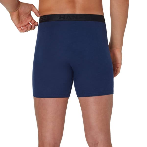 Mens Hanes Ultimate® Core 4pk. Boxer Briefs - Blue/Purple