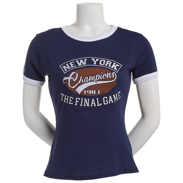 Juniors No Comment The Final Game NYC Ringer Tee - image 