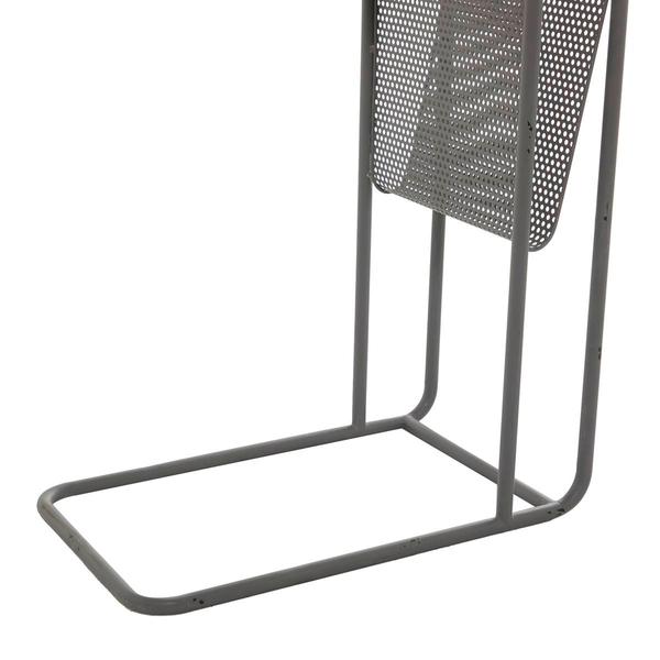 9th & Pike® Black Metal Industrial Accent Table