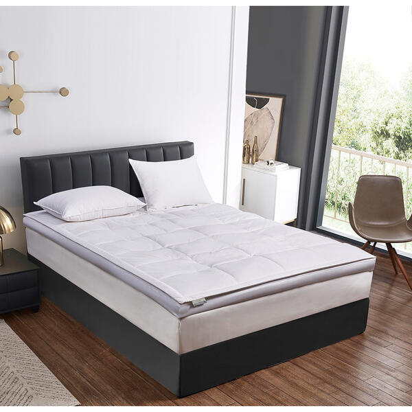 Kathy Ireland 3in. Down Fiber Top Featherbed - image 