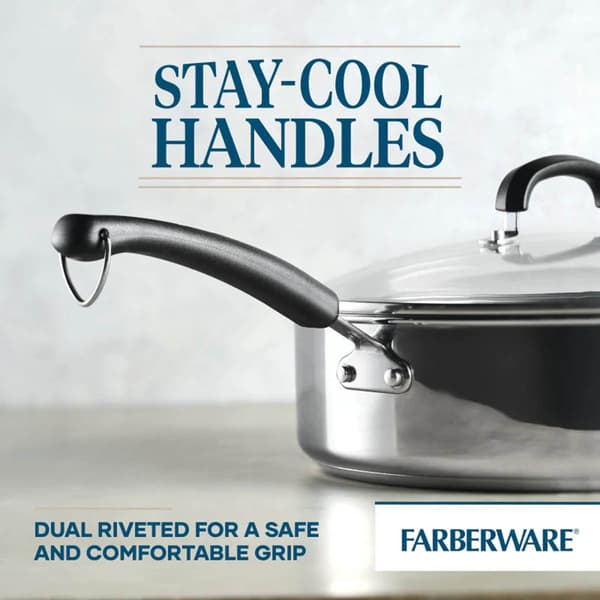 Farberware Brilliance 3-Qt Covered Saucepan