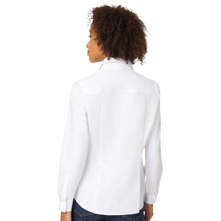 Petite Jones New York Long Sleeve Easy Care Button Down