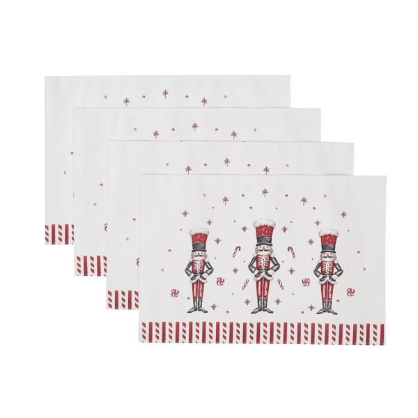 Avanti Avanti Linens Nutcracker Candy Placemat - Set of 4 - image 