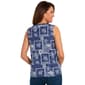Petite Emily Daniels Sleeveless Floral Patchwork Blouse - image 2
