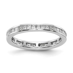 Endless Affection(tm) White Gold Channel Set Eternity Band