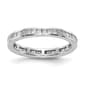 Endless Affection(tm) White Gold Channel Set Eternity Band - image 1