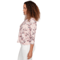 Womens Emaline Key Items 3/4 Sleeve V Neck Floral Paisley Tee - image 4