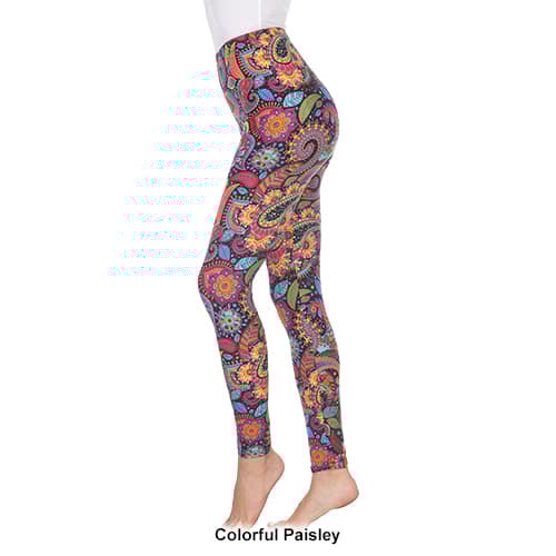 Womens White Mark Paisley Floral Leggings