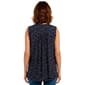Plus Size Napa Valley Sleeveless Coastal Pleat Jacquard Blouse - image 2