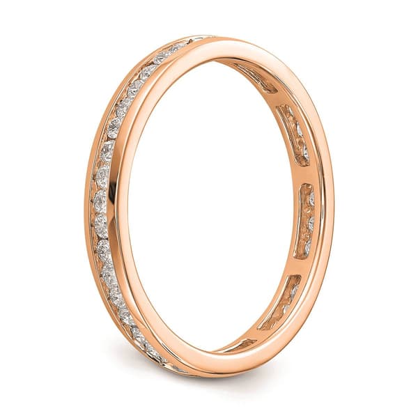 Pure Fire 14kt. Rose Gold Lab Grown Eternity Band
