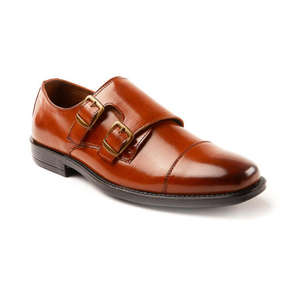 Mens Deer Stags&#40;R&#41; Colin Twin Buckle Oxfords - Luggage - image 