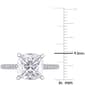 Gemstone Classics™ 14kt. White Gold Moissanite & Diamond Ring - image 5