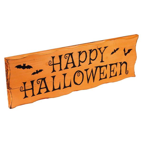 Northlight Seasonal 24in. Wooden "Happy Halloween Wall" Sign