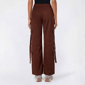Juniors Celebrity Pink Baggy Strap Pocket Cargo Wide Leg Pants - image 3