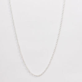 Pure 100 by Danecraft Silver Singapore 18in. Necklace