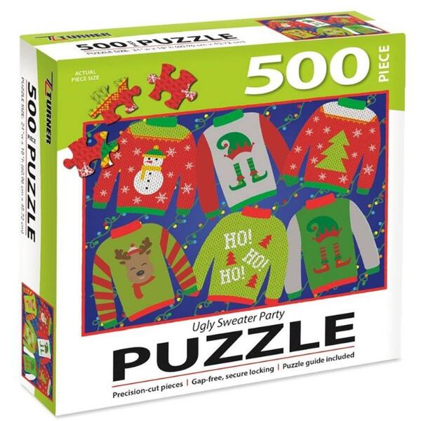 Lang&#40;R&#41; Ugly Sweater Holiday 500pc. Puzzle - image 