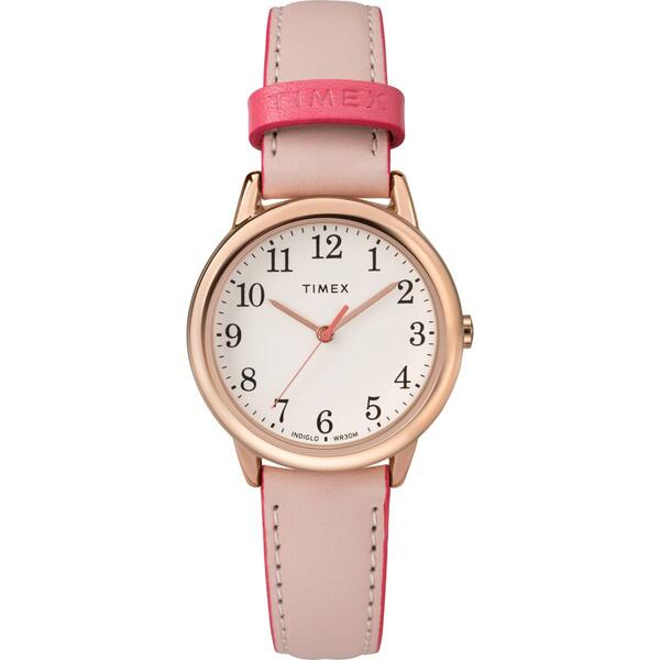 Womens Timex&#40;R&#41; Rose Gold-Tone Easy Reader Watch - TW2R62800JT - image 