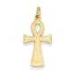 Gold Classics&#40;tm&#41; 14kt. Yellow Gold Ankh Cross Charm - image 1