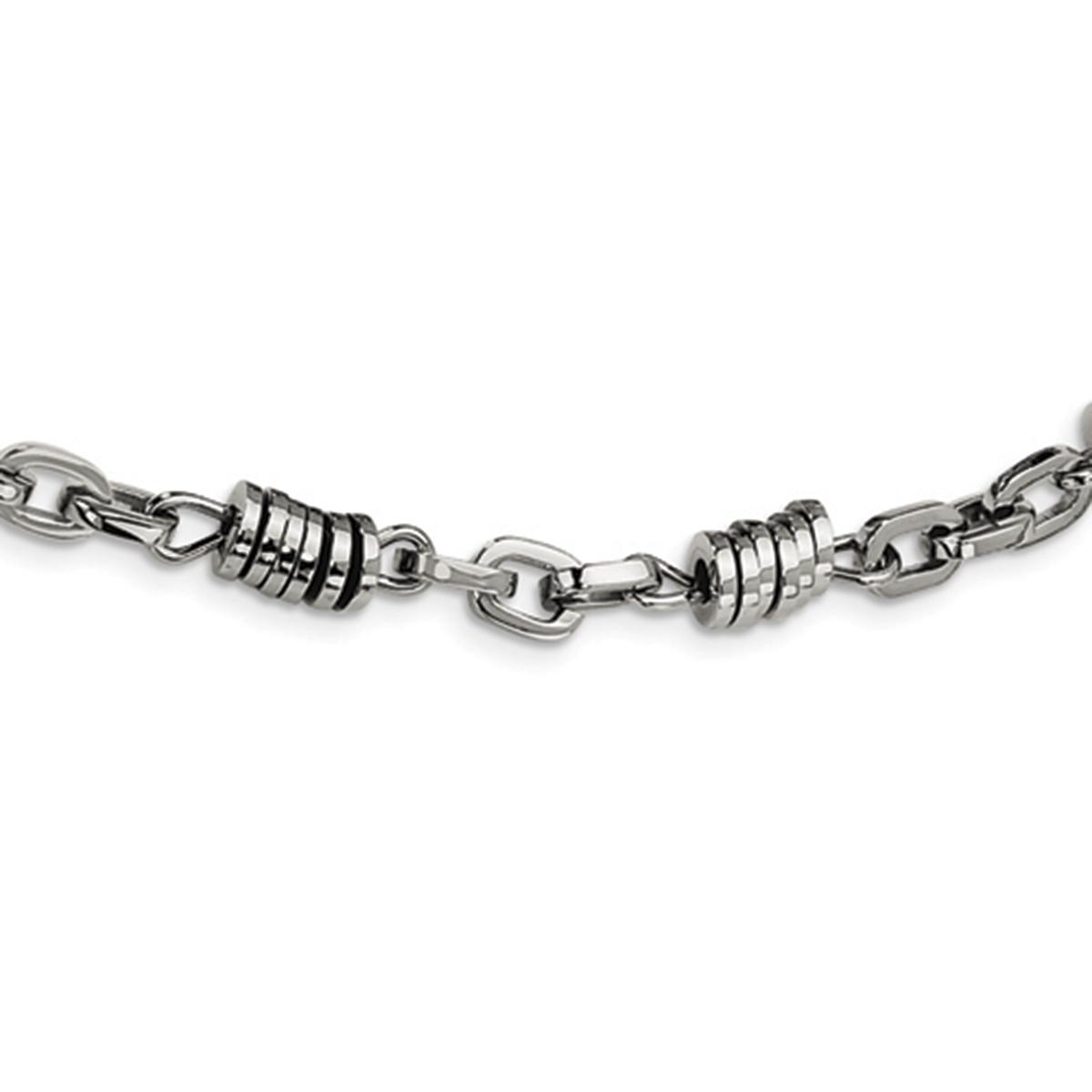 Mens Gentlemen’s Classics™ Stainless Steel Polished...