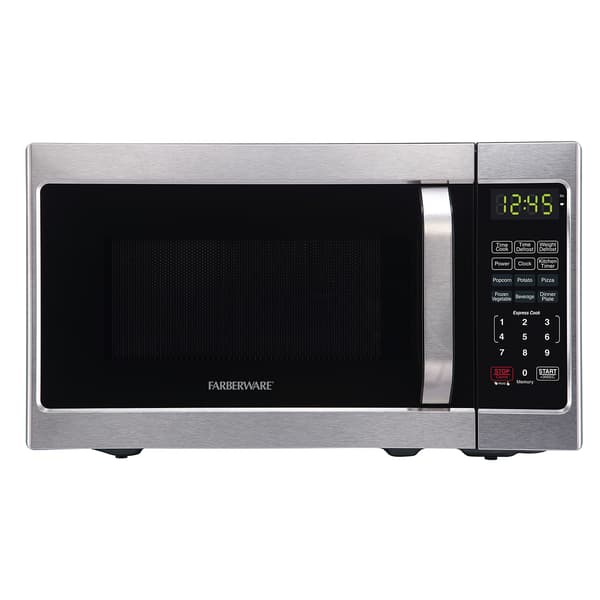 Farberware&#174; .7 Cu. Ft. Brushed Stainless Microwave