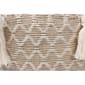 Baxton Studio Noland Handwoven Cotton and Hemp Pouf Ottoman - image 4