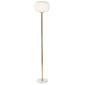 9th & Pike&#40;R&#41; White Metal Modern Floor Lamp - image 1