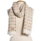 Womens Calvin Klein Grid Knit Scarf - image 1