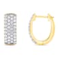 Nova Star&#40;R&#41; 1ctw. Lab Grown Diamond Hoop Earrings - image 1