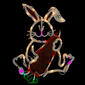Northlight Seasonal LED Easter Bunny and Carrot Window Silhouette - image 2