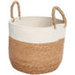 Prestige Patio Medium Cream Cotton Rope & Seagrass Basket - image 1