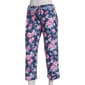Plus Size Jessica Simpson Flowers Space Rib Capri Pajama Pants - image 1