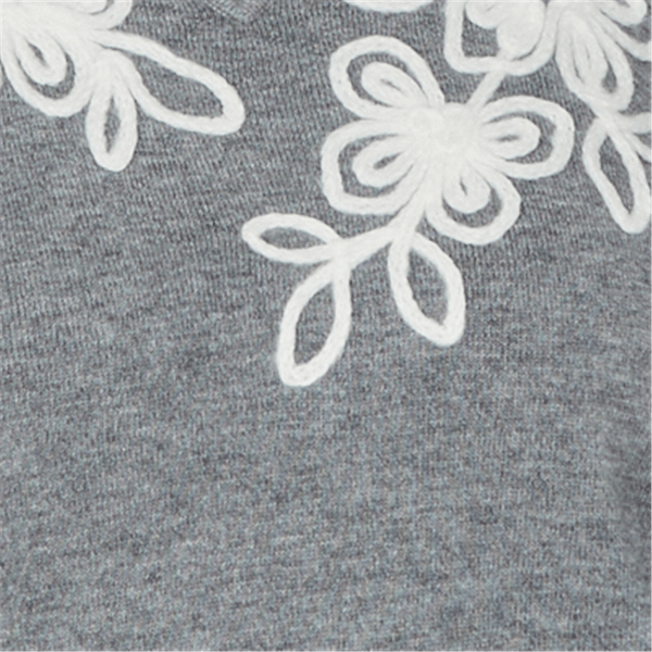 Womens Alfred Dunner Regent Street Floral Soutache Sweater