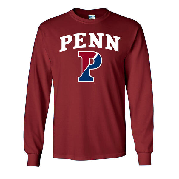 Mens University of Penn Pride Mascot Long Sleeve Tee - image 