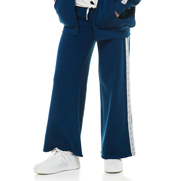 Girls (7-16) Champion(R) Crochet Trim Wide Leg Pants - image 