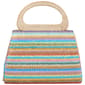 D''Margeaux Bright Straw Stripes Evening Bag - image 4