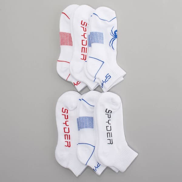 Boys &#40;8-20&#41; Spyder 6pk. Quarter Socks - image 